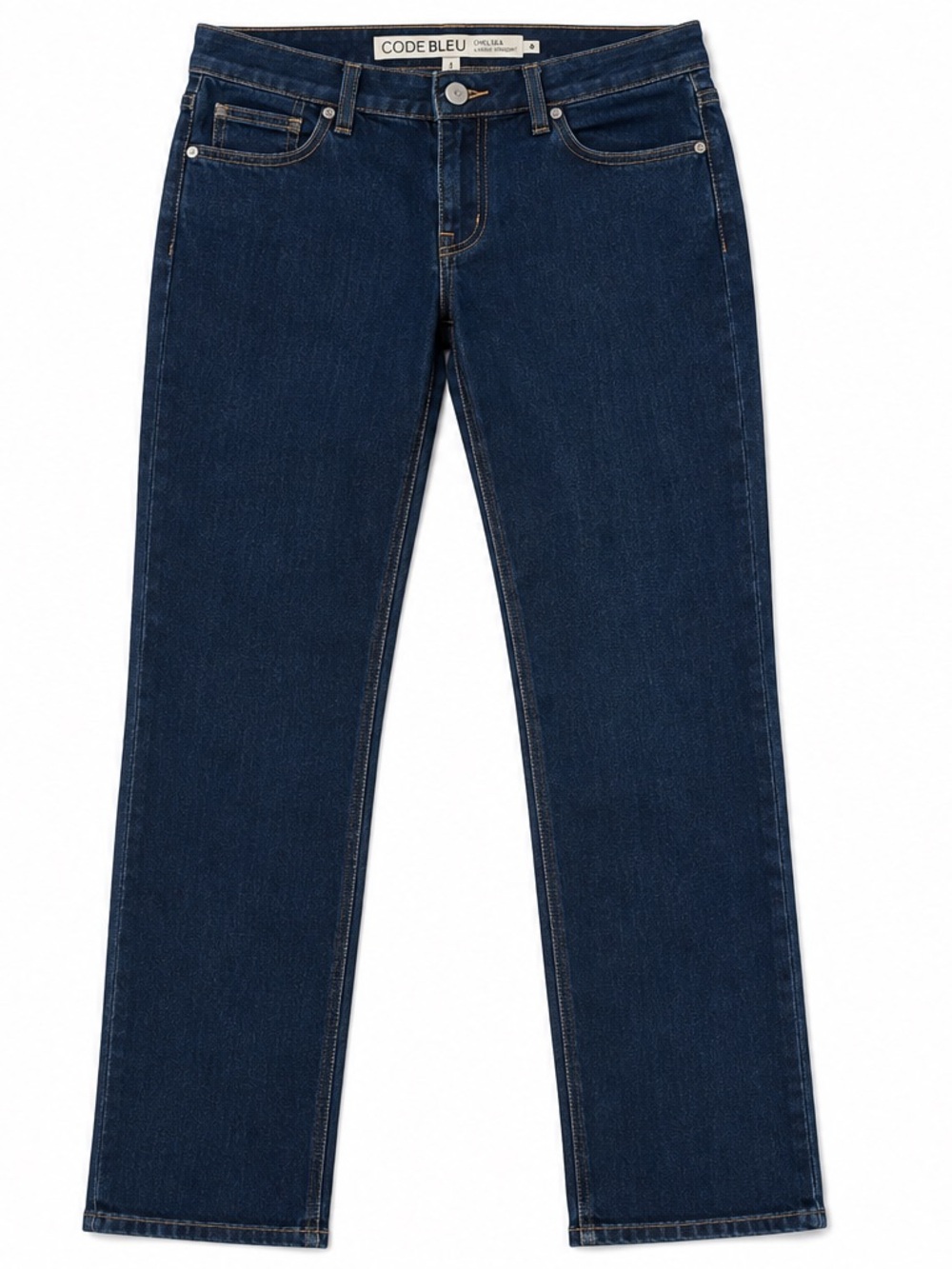 Code Bleu Chelsea Classic Straight Jeans Women’s Size 4 Dark Wash Stretch Denim